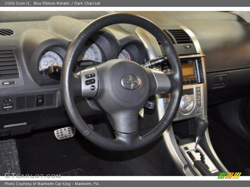 Blue Ribbon Metallic / Dark Charcoal 2009 Scion tC