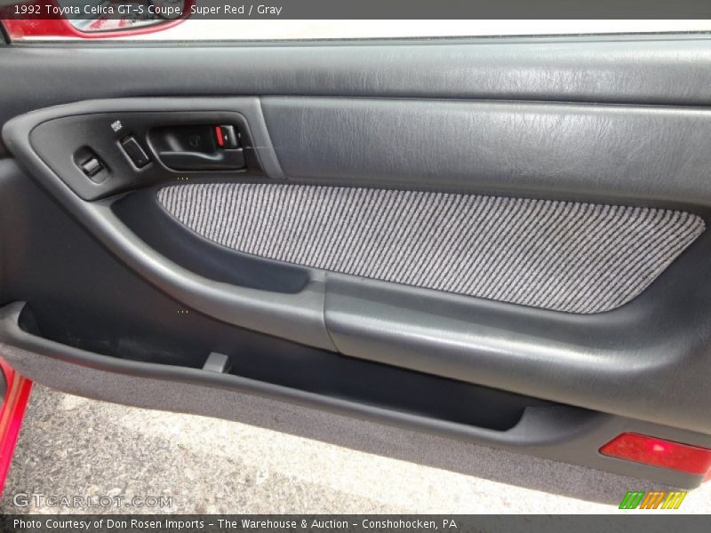 Super Red / Gray 1992 Toyota Celica GT-S Coupe