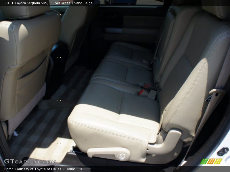 Super White / Sand Beige 2011 Toyota Sequoia SR5