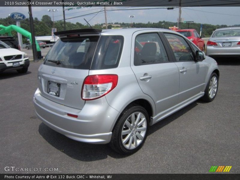 Quicksilver Metallic / Black 2010 Suzuki SX4 Crossover Technology