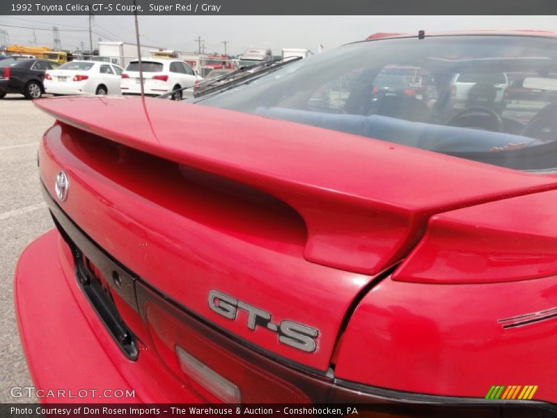 Super Red / Gray 1992 Toyota Celica GT-S Coupe