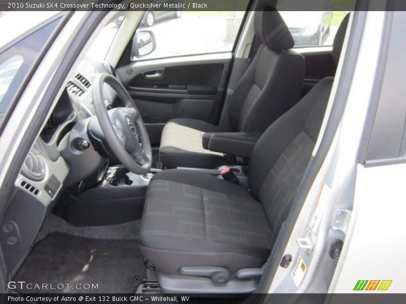  2010 SX4 Crossover Technology Black Interior
