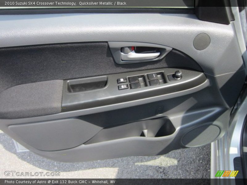 Quicksilver Metallic / Black 2010 Suzuki SX4 Crossover Technology
