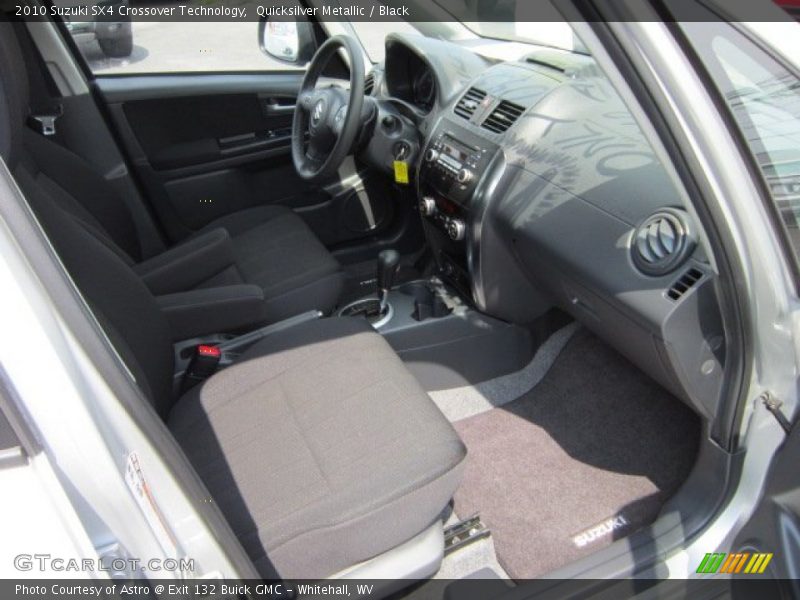 Quicksilver Metallic / Black 2010 Suzuki SX4 Crossover Technology