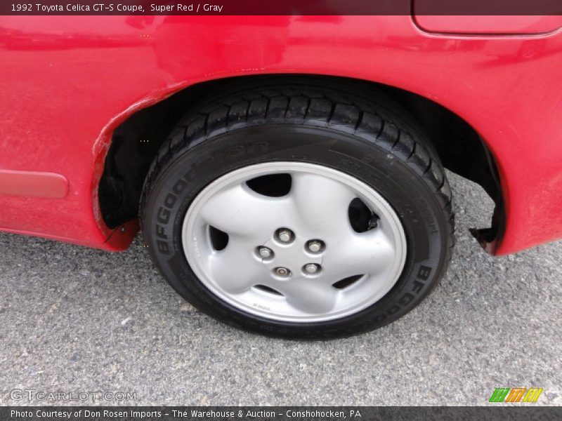 Super Red / Gray 1992 Toyota Celica GT-S Coupe