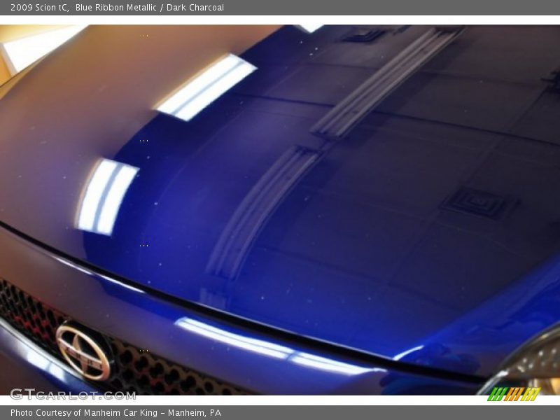 Blue Ribbon Metallic / Dark Charcoal 2009 Scion tC