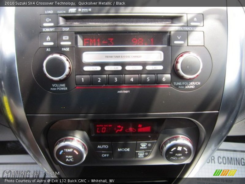 Controls of 2010 SX4 Crossover Technology