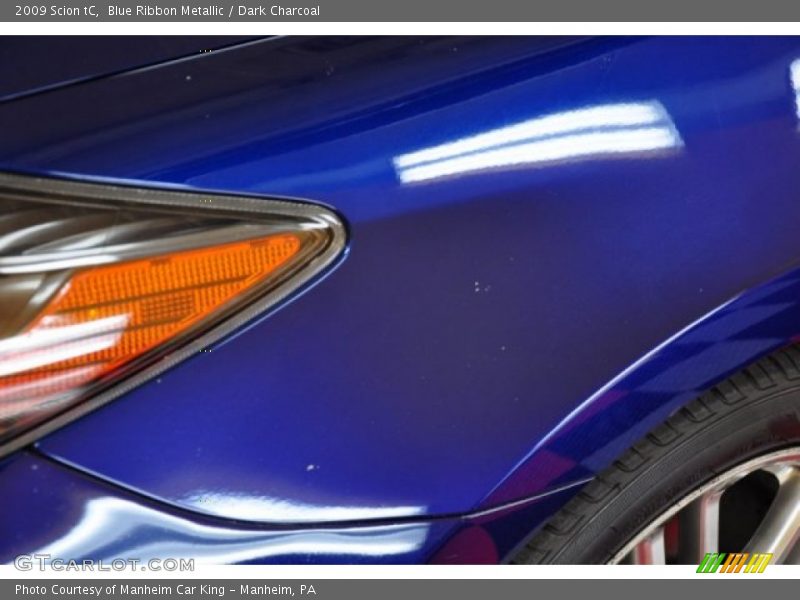 Blue Ribbon Metallic / Dark Charcoal 2009 Scion tC