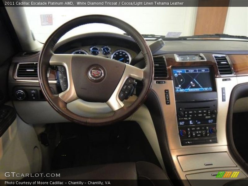 Dashboard of 2011 Escalade Platinum AWD