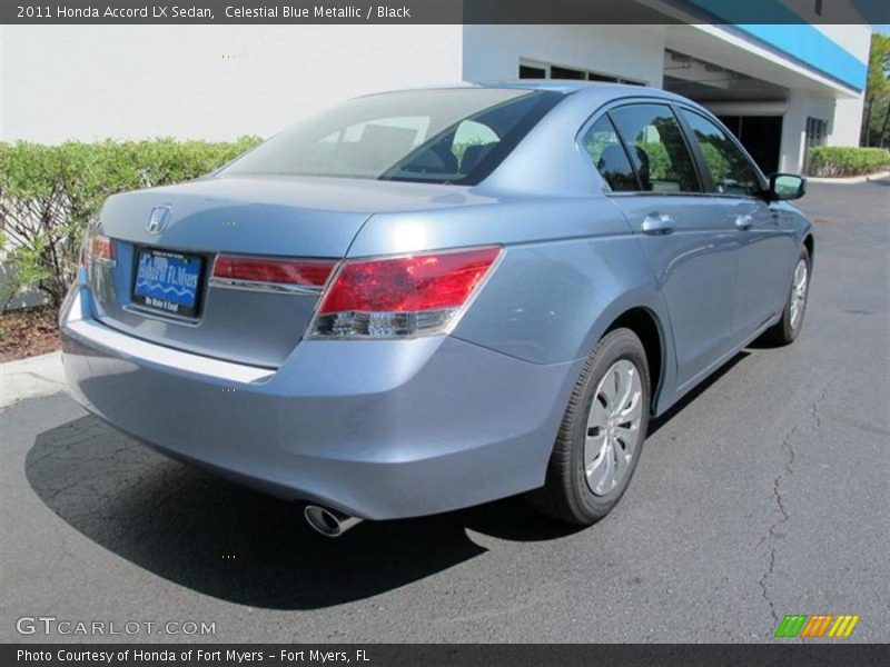 Celestial Blue Metallic / Black 2011 Honda Accord LX Sedan