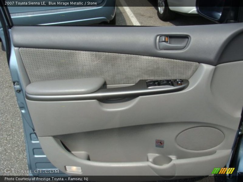 Blue Mirage Metallic / Stone 2007 Toyota Sienna LE