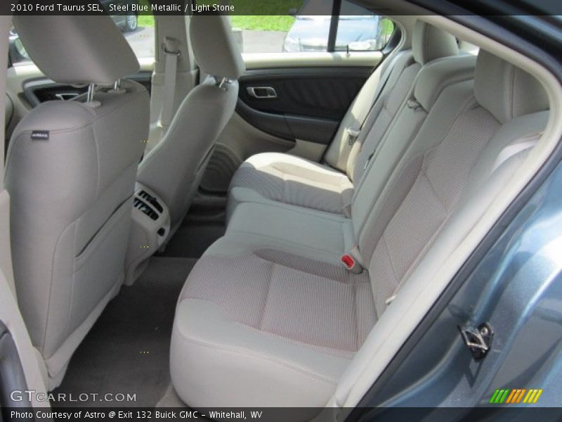 Steel Blue Metallic / Light Stone 2010 Ford Taurus SEL