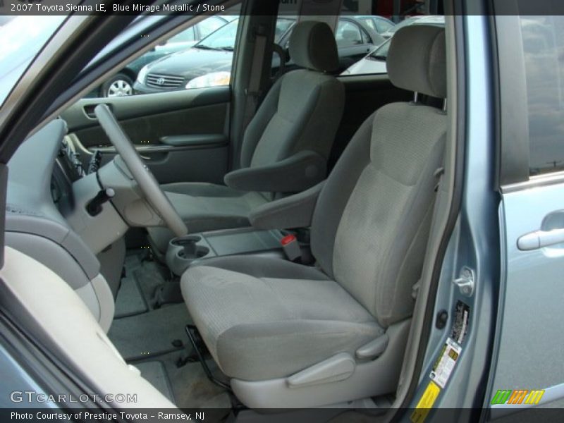 Blue Mirage Metallic / Stone 2007 Toyota Sienna LE