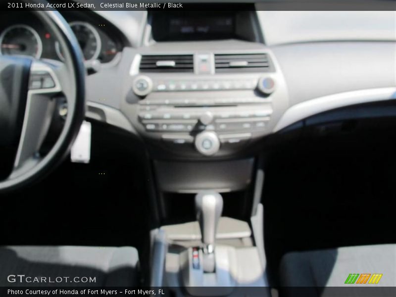 Celestial Blue Metallic / Black 2011 Honda Accord LX Sedan