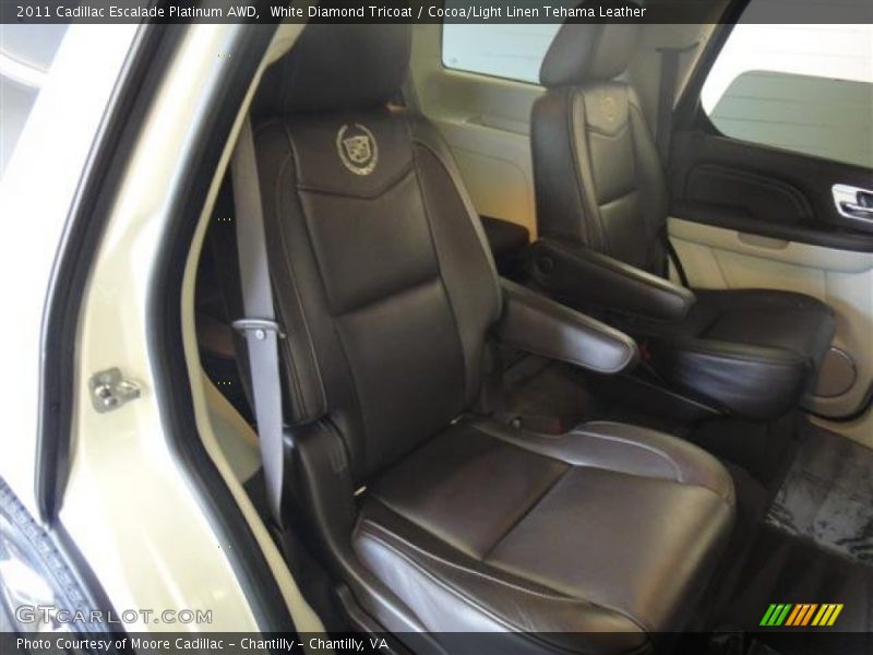  2011 Escalade Platinum AWD Cocoa/Light Linen Tehama Leather Interior