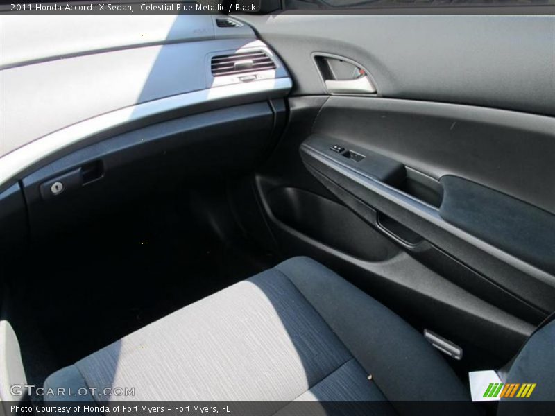 Celestial Blue Metallic / Black 2011 Honda Accord LX Sedan