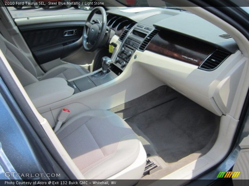 Steel Blue Metallic / Light Stone 2010 Ford Taurus SEL