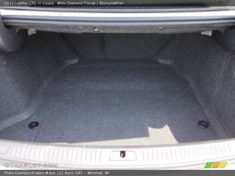 White Diamond Tricoat / Ebony/Saffron 2011 Cadillac CTS -V Coupe