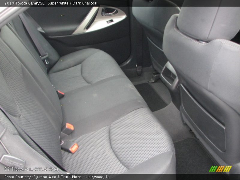 Super White / Dark Charcoal 2010 Toyota Camry SE