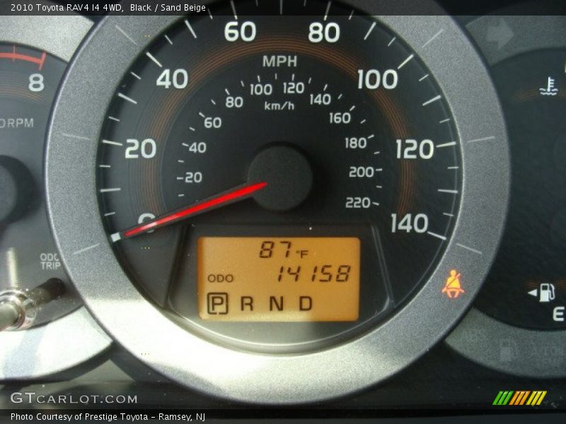 Black / Sand Beige 2010 Toyota RAV4 I4 4WD