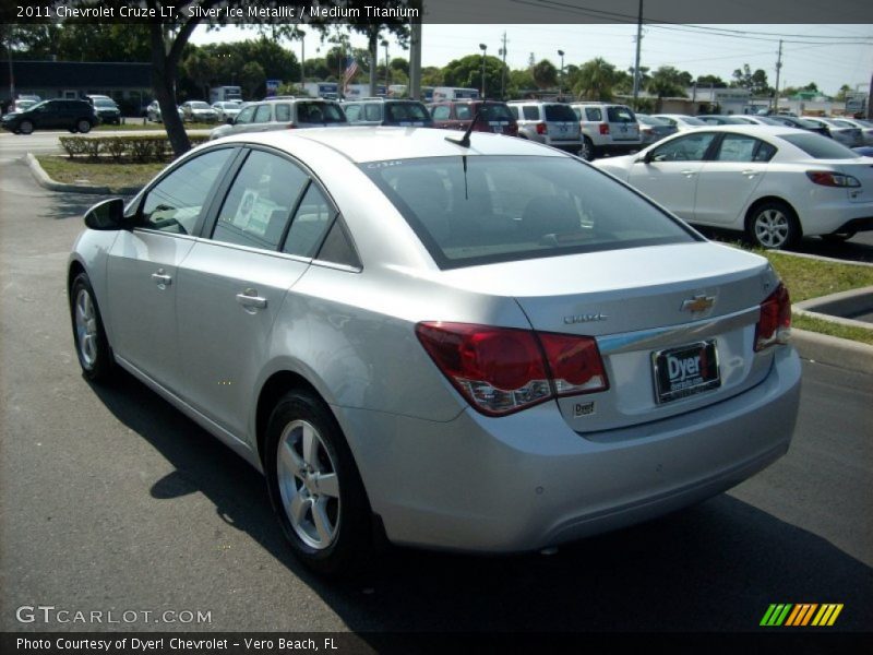 Silver Ice Metallic / Medium Titanium 2011 Chevrolet Cruze LT