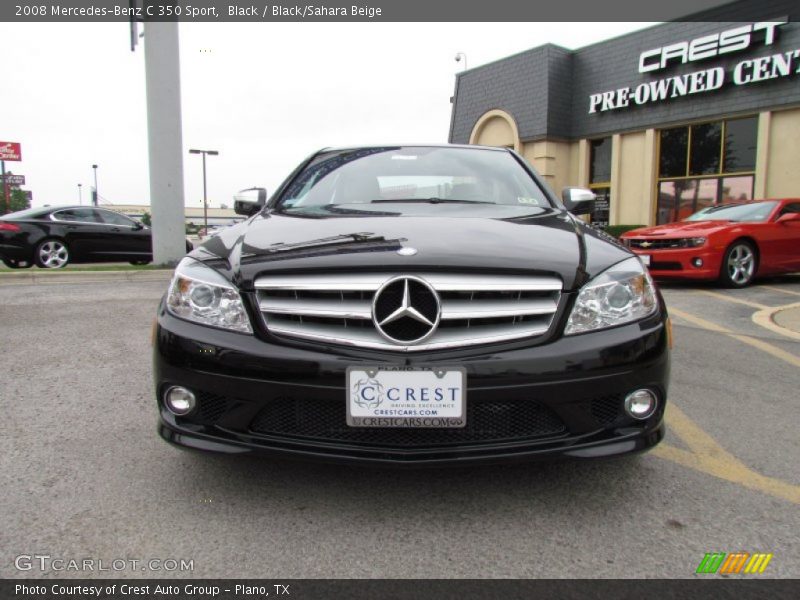 Black / Black/Sahara Beige 2008 Mercedes-Benz C 350 Sport