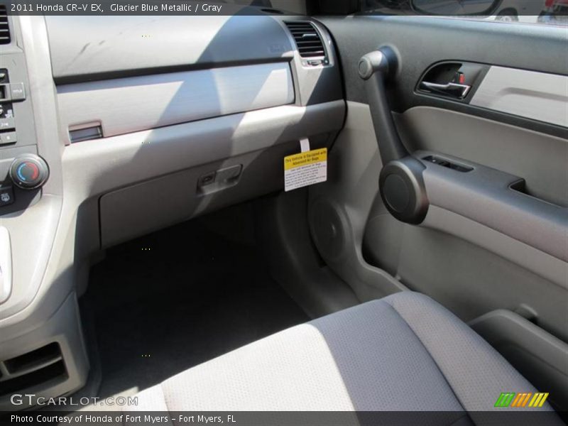 Glacier Blue Metallic / Gray 2011 Honda CR-V EX