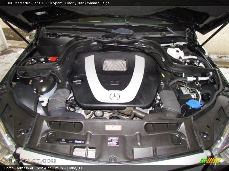 Black / Black/Sahara Beige 2008 Mercedes-Benz C 350 Sport