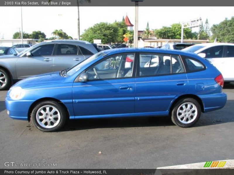  2003 Rio Sedan Rally Blue