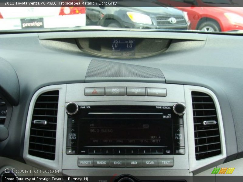 Tropical Sea Metallic / Light Gray 2011 Toyota Venza V6 AWD