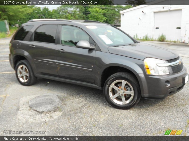 Granite Gray Metallic / Dark Gray 2007 Chevrolet Equinox LT AWD