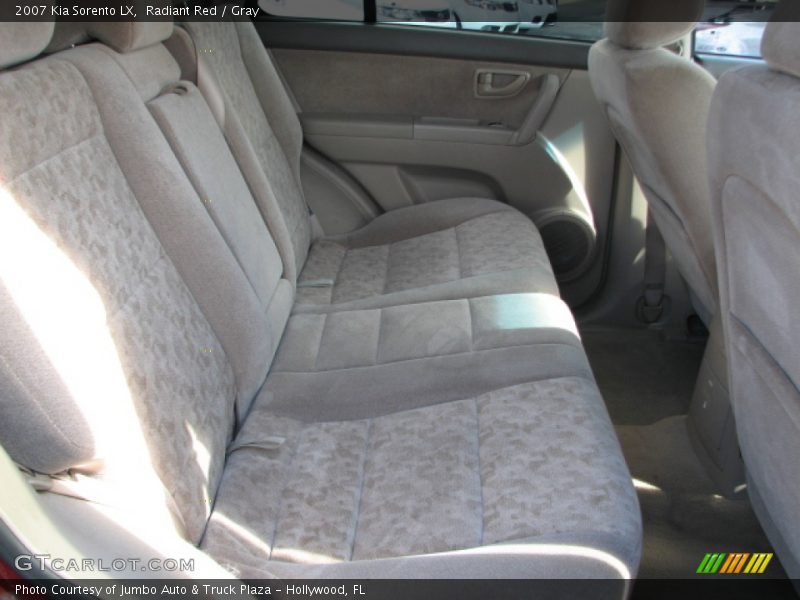 Radiant Red / Gray 2007 Kia Sorento LX