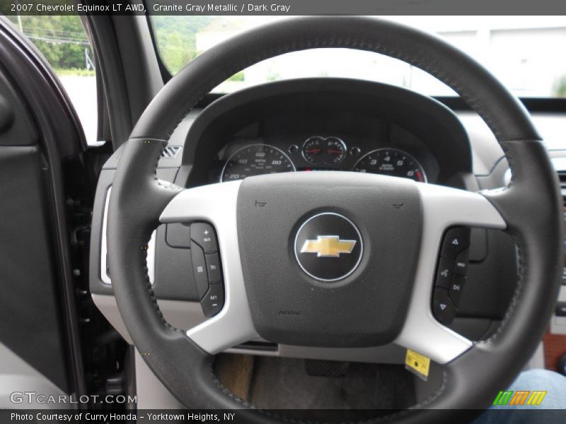 Granite Gray Metallic / Dark Gray 2007 Chevrolet Equinox LT AWD