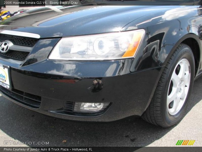Ebony Black / Gray 2006 Hyundai Sonata GLS V6