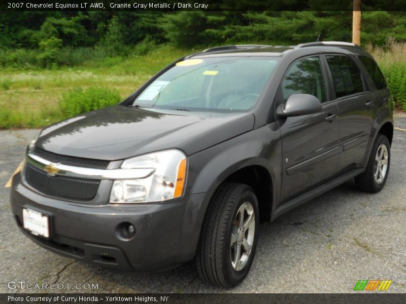 Granite Gray Metallic / Dark Gray 2007 Chevrolet Equinox LT AWD