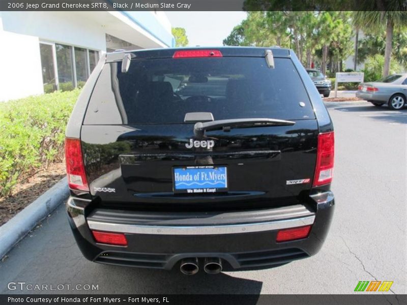 Black / Medium Slate Gray 2006 Jeep Grand Cherokee SRT8