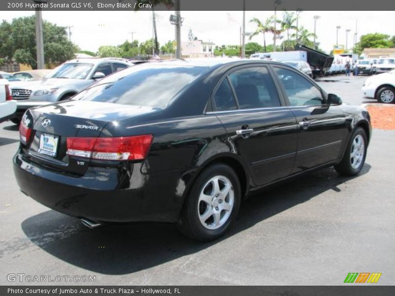 Ebony Black / Gray 2006 Hyundai Sonata GLS V6