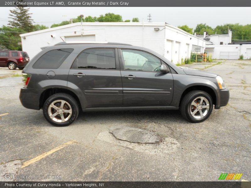 Granite Gray Metallic / Dark Gray 2007 Chevrolet Equinox LT AWD