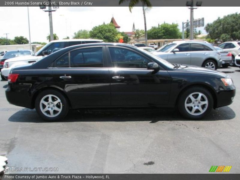 Ebony Black / Gray 2006 Hyundai Sonata GLS V6