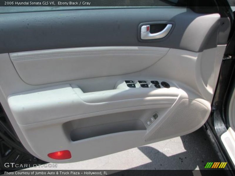 Ebony Black / Gray 2006 Hyundai Sonata GLS V6