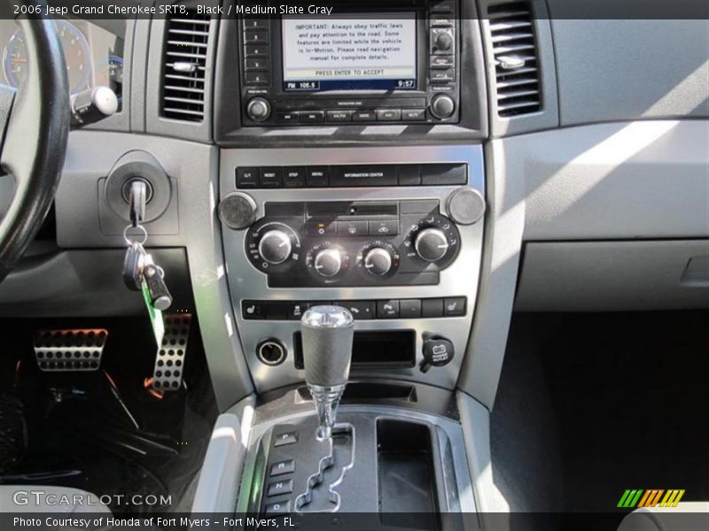 Controls of 2006 Grand Cherokee SRT8
