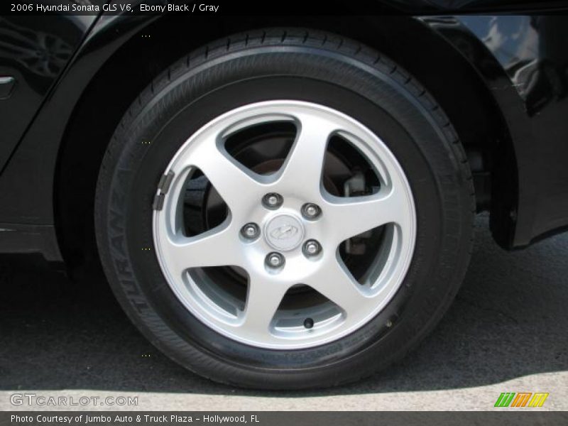 Ebony Black / Gray 2006 Hyundai Sonata GLS V6