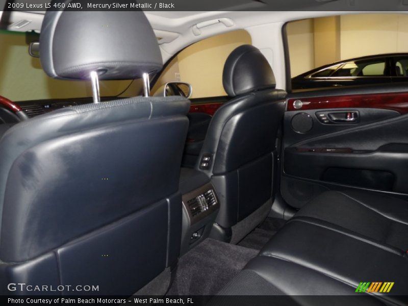 Mercury Silver Metallic / Black 2009 Lexus LS 460 AWD