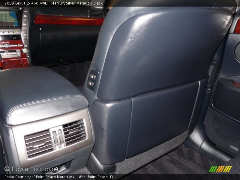 Mercury Silver Metallic / Black 2009 Lexus LS 460 AWD