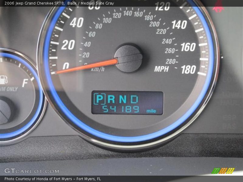Black / Medium Slate Gray 2006 Jeep Grand Cherokee SRT8