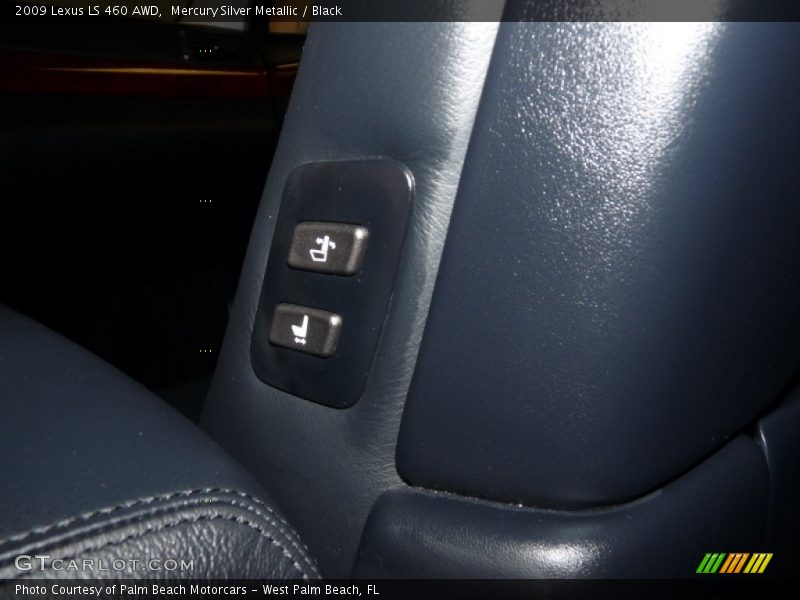 Mercury Silver Metallic / Black 2009 Lexus LS 460 AWD