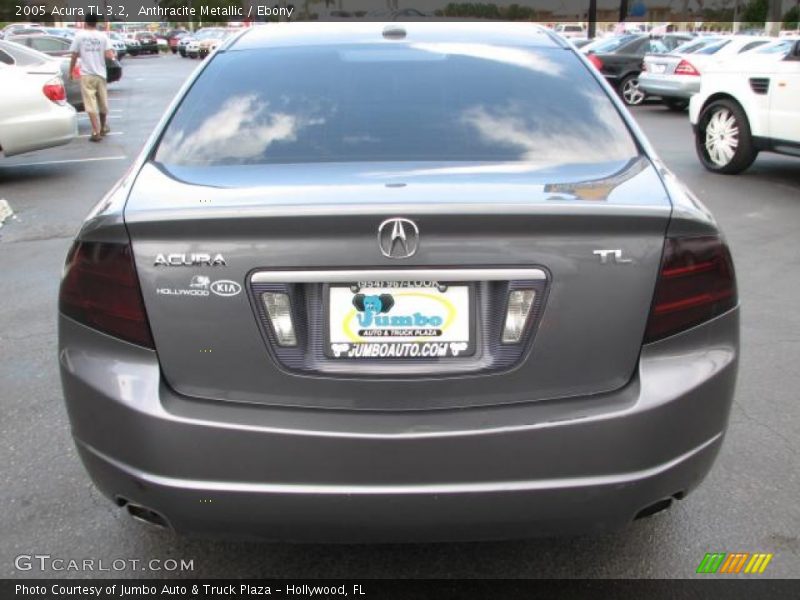 Anthracite Metallic / Ebony 2005 Acura TL 3.2