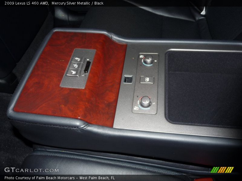 Mercury Silver Metallic / Black 2009 Lexus LS 460 AWD