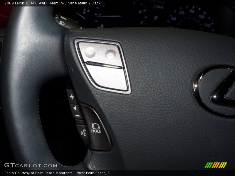Mercury Silver Metallic / Black 2009 Lexus LS 460 AWD
