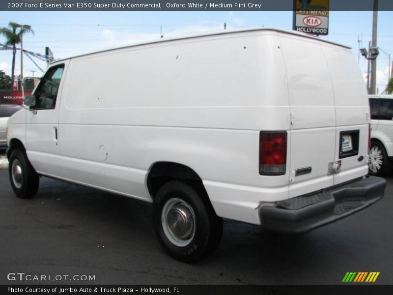 Oxford White / Medium Flint Grey 2007 Ford E Series Van E350 Super Duty Commercial